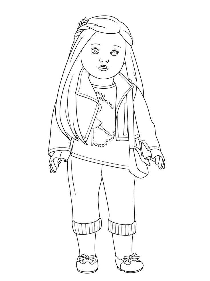 American girl doll coloring pages printable activity shelter coloring pages for girls american girl doll printables baby coloring pages