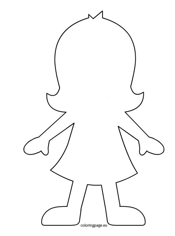 Girl paper doll template coloring page paper doll template paper dolls free printable paper dolls