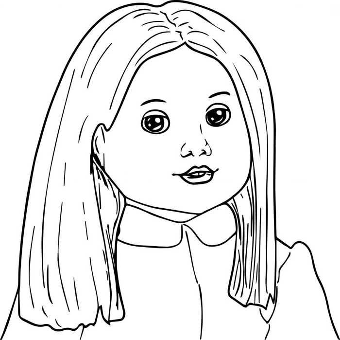 Printable american girl coloring pages pdf