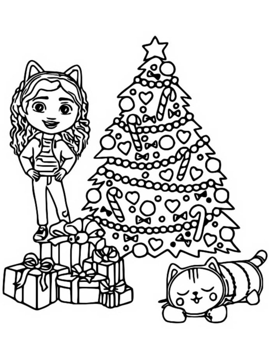 Gabbys dollhouse coloring pages free printable gabbys dollhouse coloring pages christmas coloring pages coloring pages dollhouse christmas