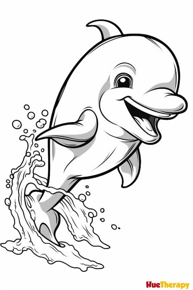 Free printable dolphin coloring pages for kids dolphin coloring pages animal coloring pages coloring book art