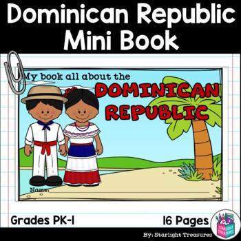 Dominican republic mini book for early readers