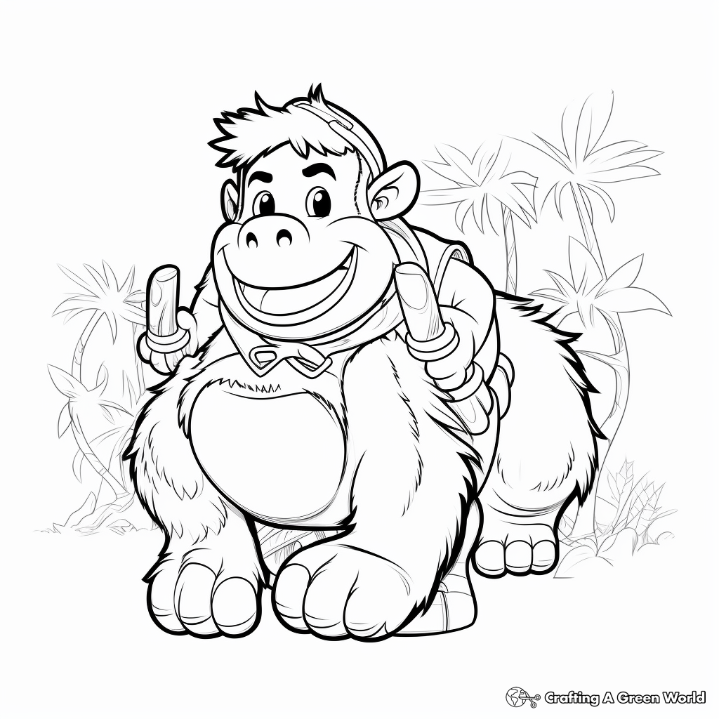 Donkey coloring pages