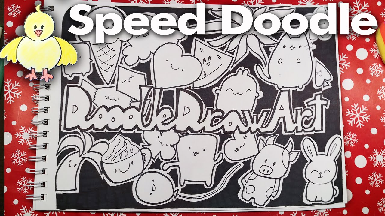 Doodle coloring page cute doodledrawart monsters