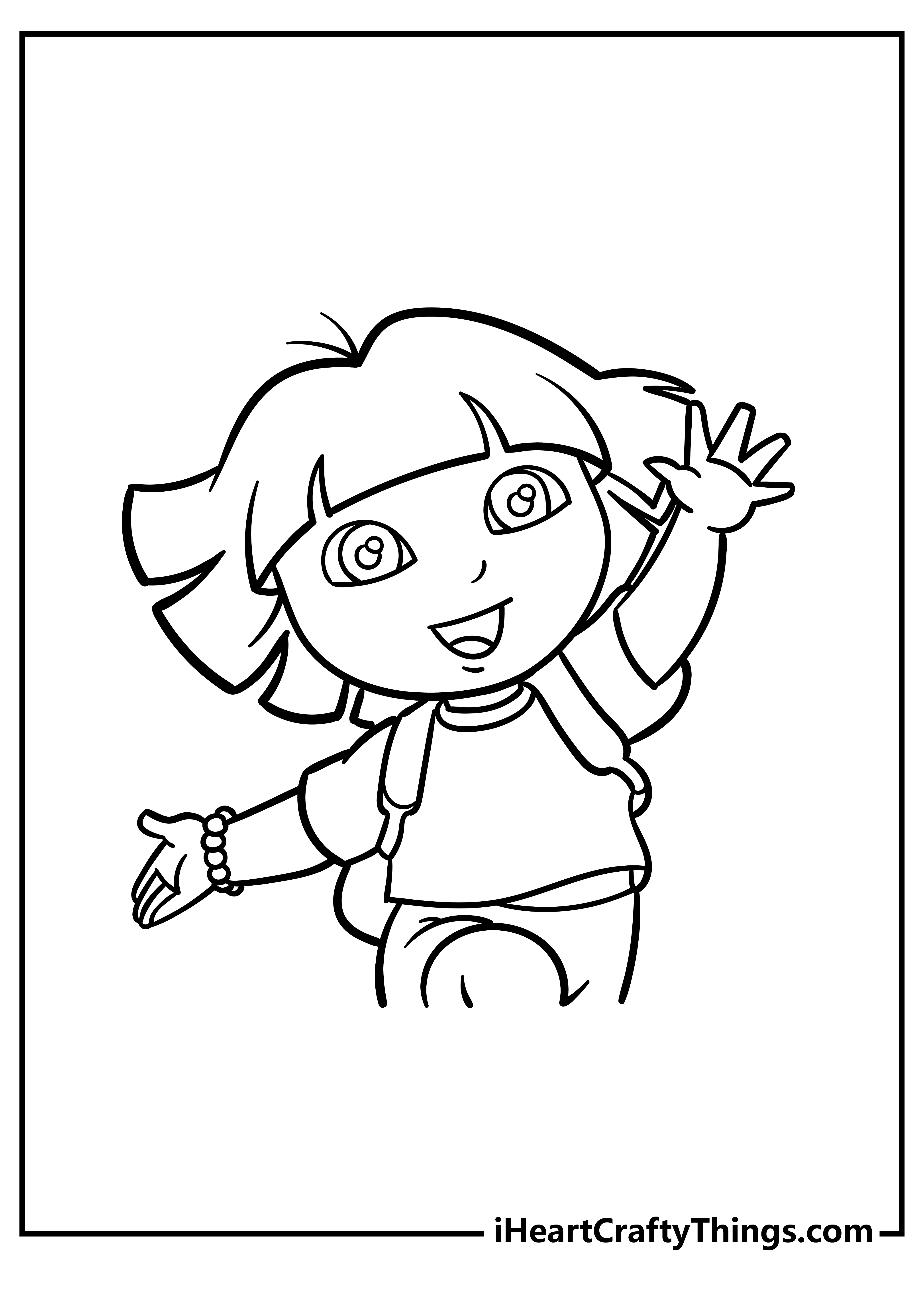 Dora coloring pages free printables