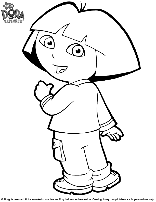 Printable coloring page