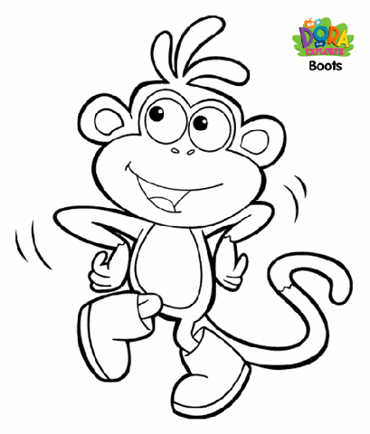 Dora the explorer printable coloring pagessheets free