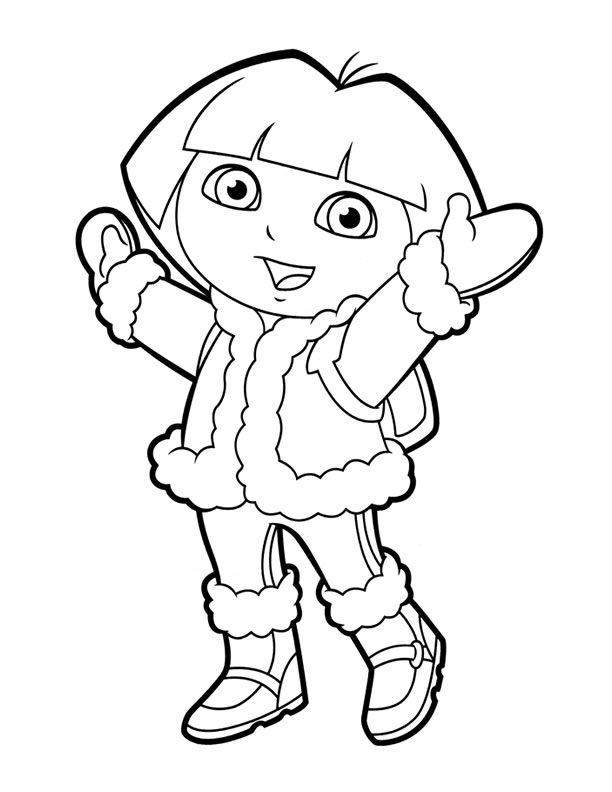 Dora coloring