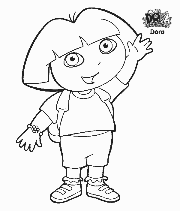 Best dora coloring pages for kids