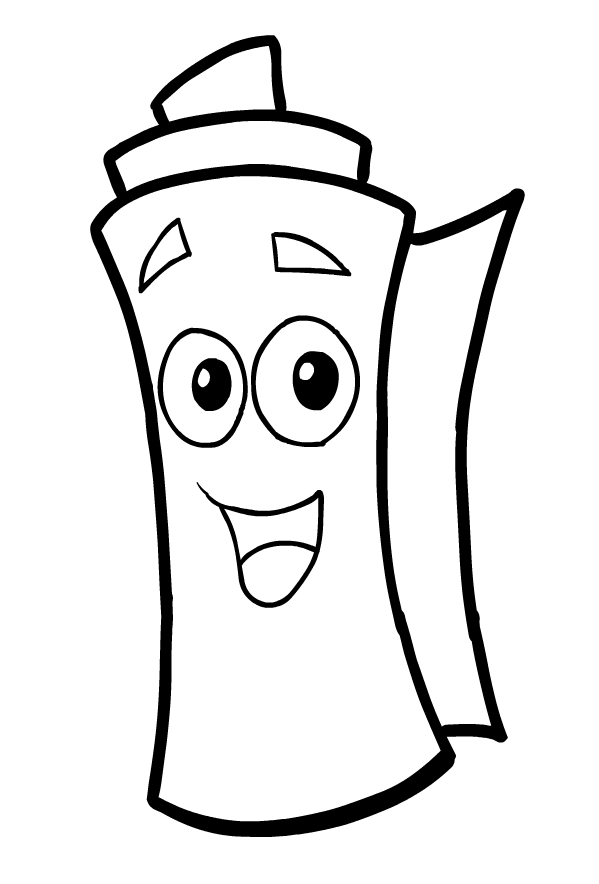Map from dora the explorer coloring page