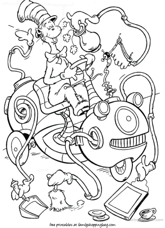 Free printable dr seuss coloring pages and more lil shannie