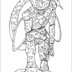 Dragon ball z coloring pages printable for free download