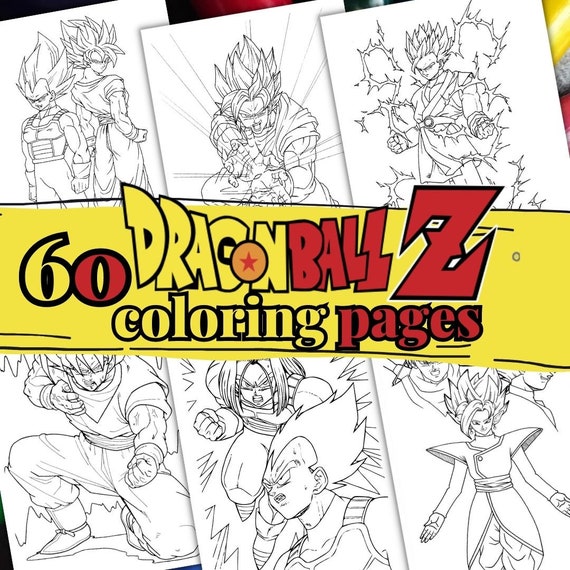 Dragonball z coloring pages a format coloring book for kids kid coloring pages pdf printable coloring pages