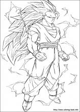 Dragon ball z coloring pages on coloring