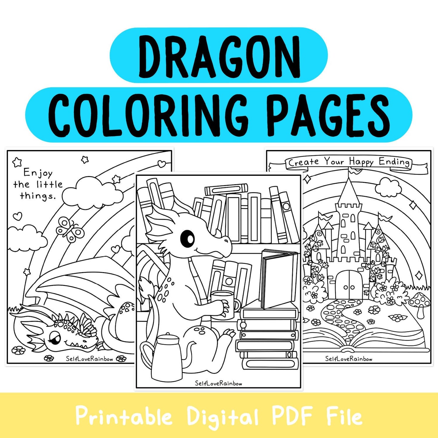 Dragon coloring pages â