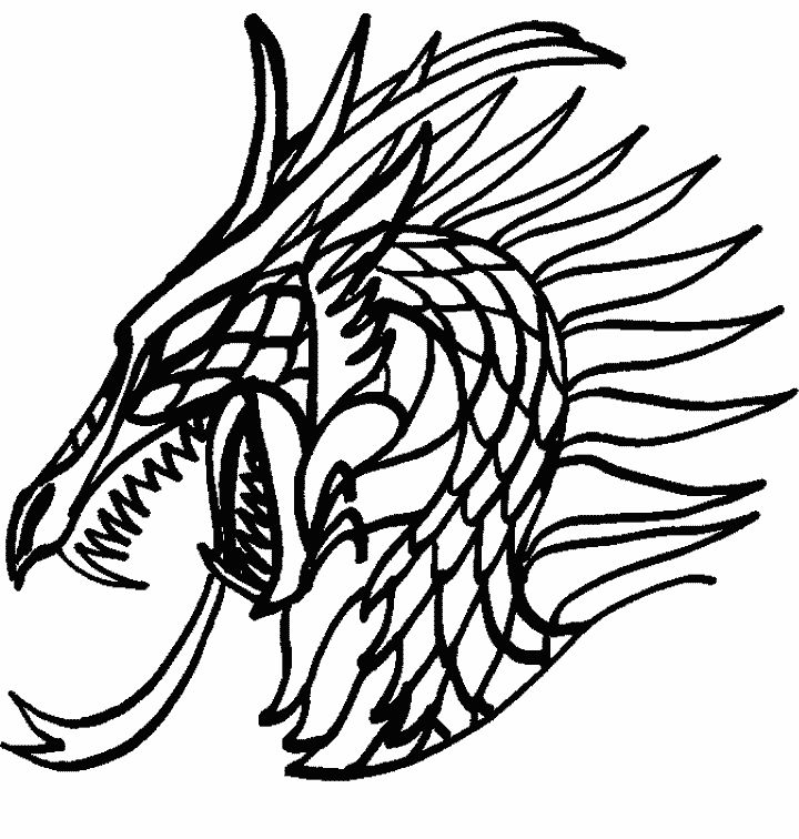 Dragon template dragon coloring page dragon face coloring book download