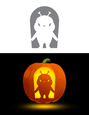 Free printable fantasy and science fiction pumpkin stencils