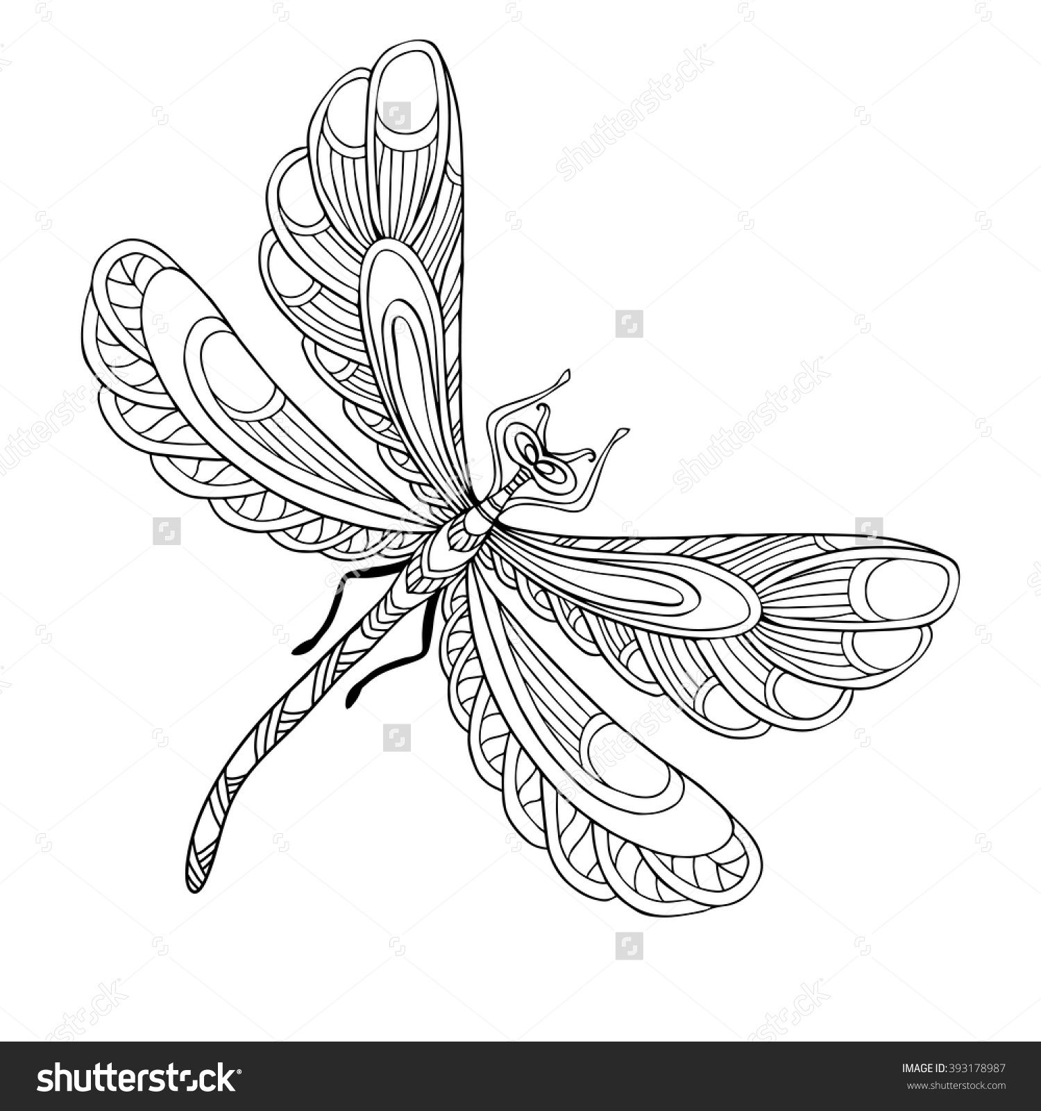 Adult dragonfly coloring pages lotus flower art dragonfly artwork insect coloring pages