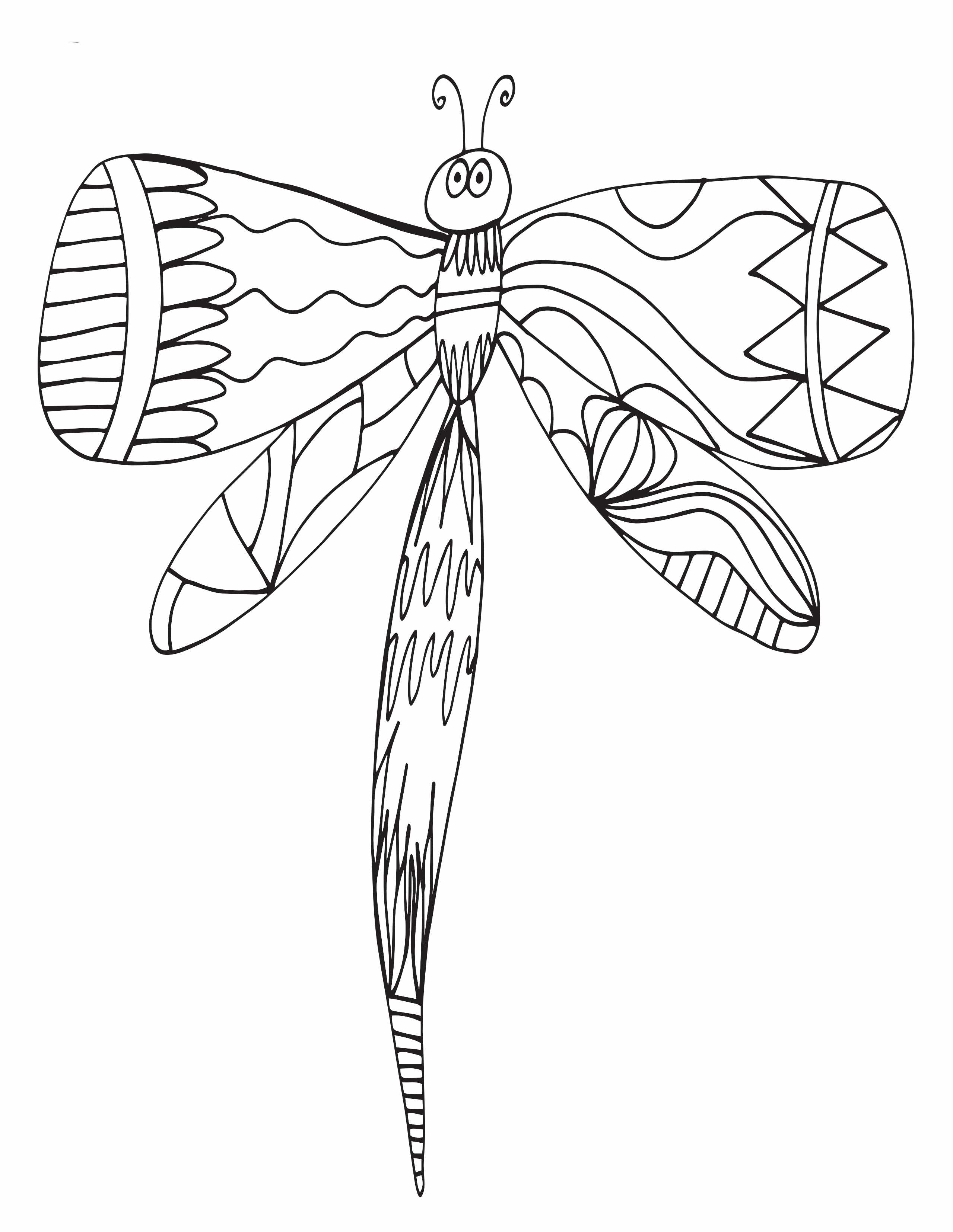 Free dragonfly coloring pages â stevie doodles