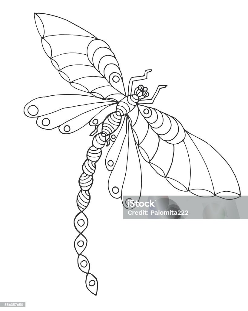 Dragonfly stock illustration