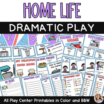 Home life dramatic play center by the first grade creative tpt