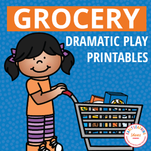 How to set up a grocery store dramatic play area