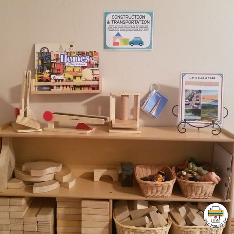 Free center signs for preschool