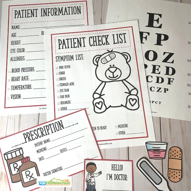 Ðº free printable doctor pretend play