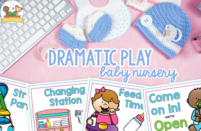 Baby doll nursery dramatic play