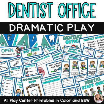 Dentist dramatic play center by the first grade creative tpt