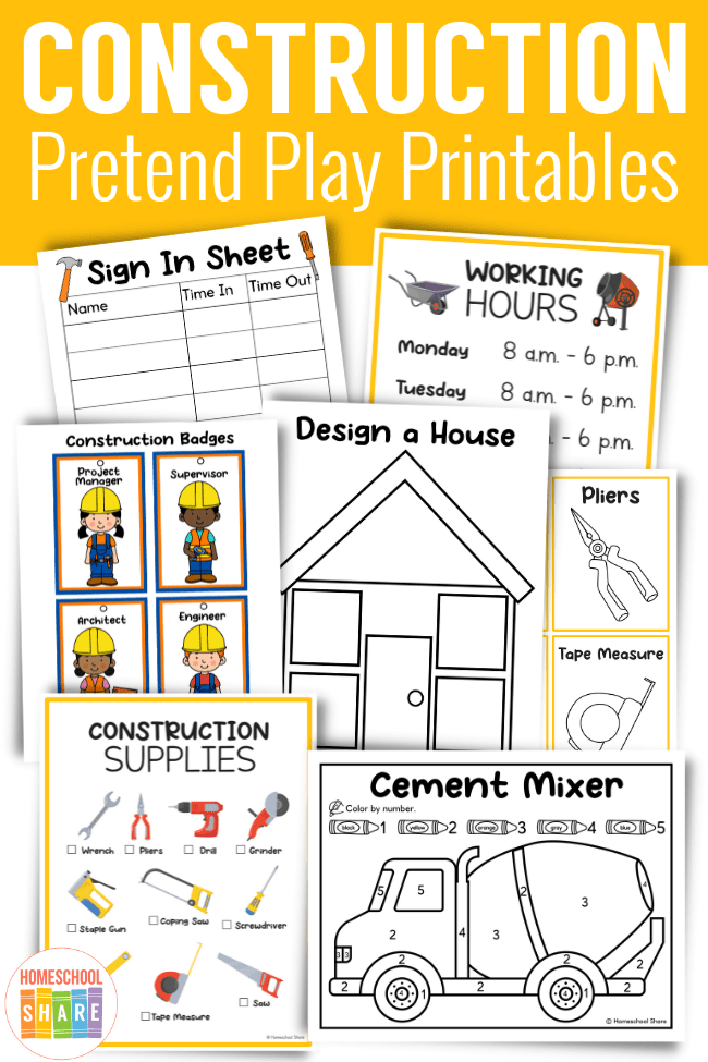 Construction dramatic play