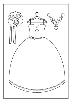 Printable dresses coloring sheets collection unleash your creativity pages