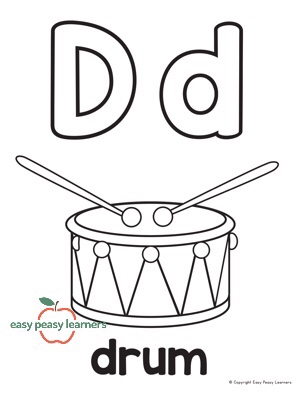 Alphabet coloring pages