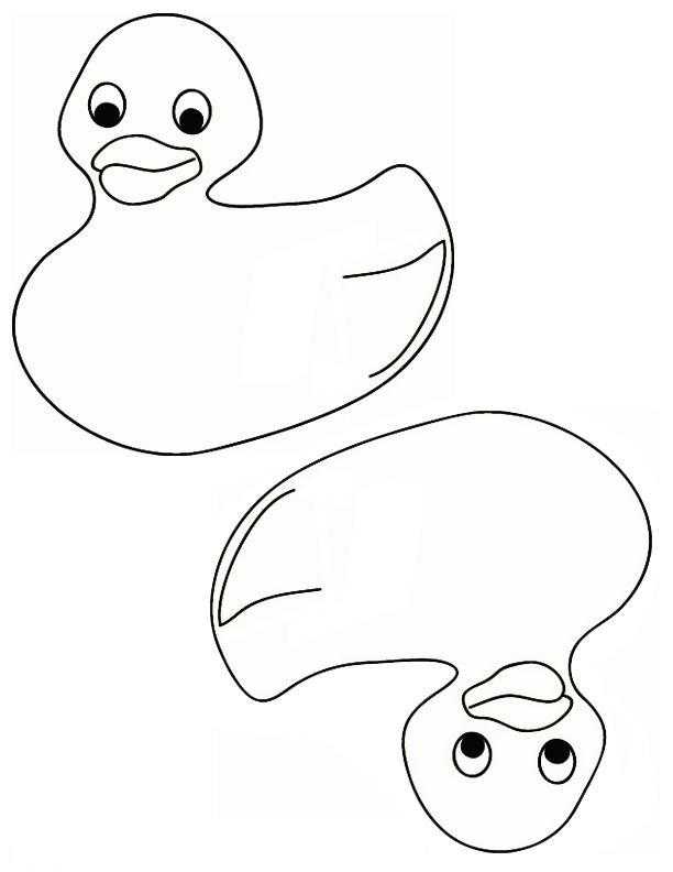 Online coloring pages the coloring two ducks the contours for cutting out the birds
