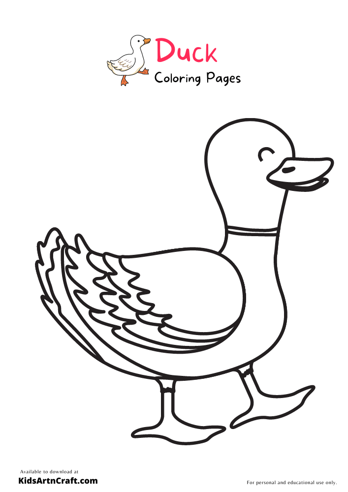 Duck colorg pages for kids â free prtables prtables free kids colorg pages for kids free kids