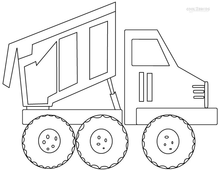 Printable dump truck coloring pages for kids coolbkids truck coloring pages coloring pages for kids monster truck coloring pages