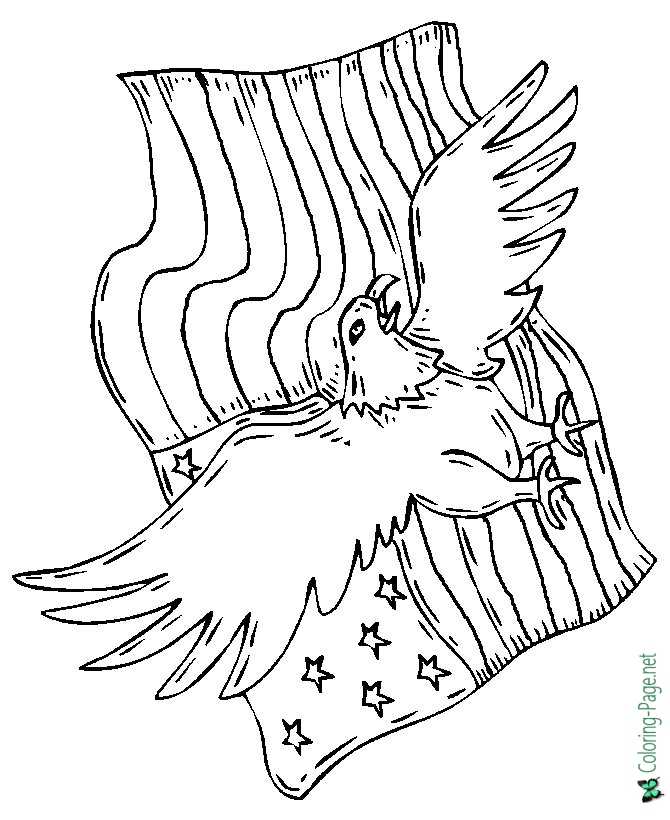 Eagle coloring pages