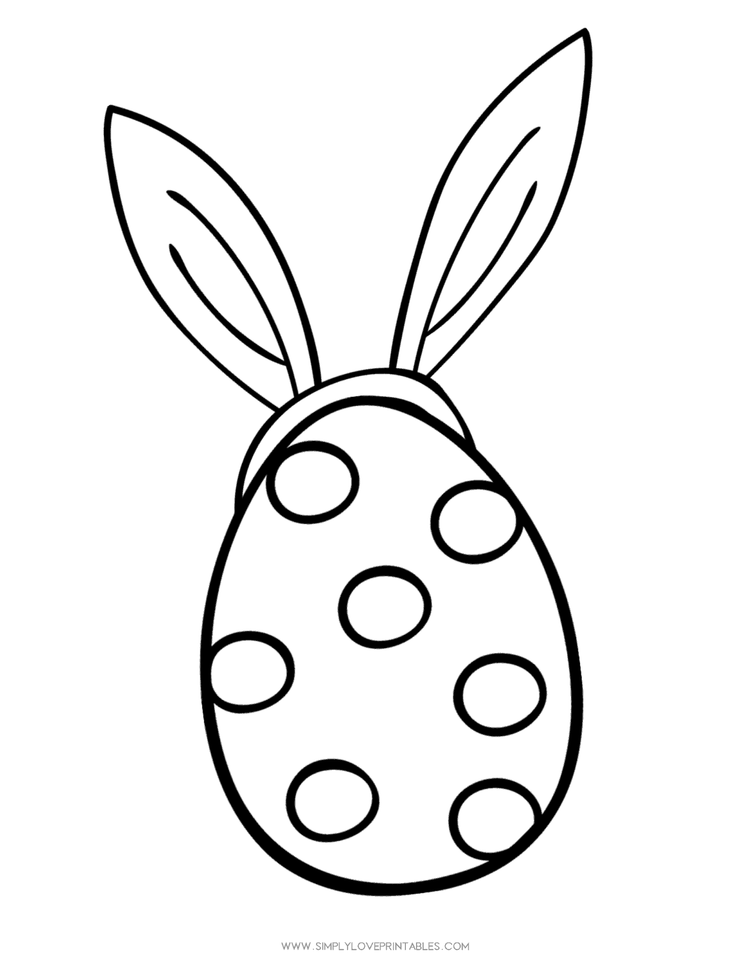 Free easter coloring printable pages simply love printables