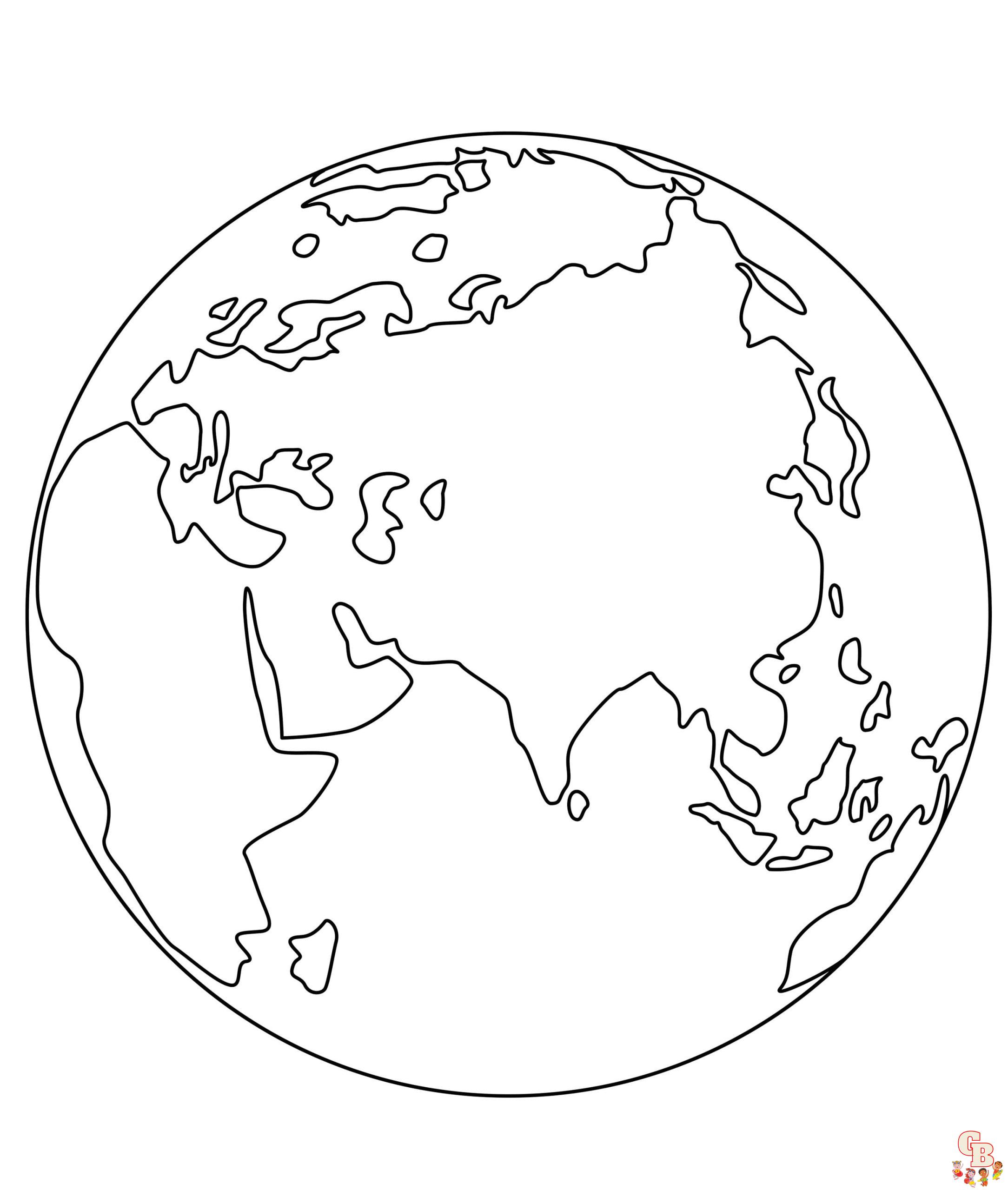 Printable earth coloring pages free for kids and adults