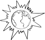 Earth coloring page free printable coloring pages