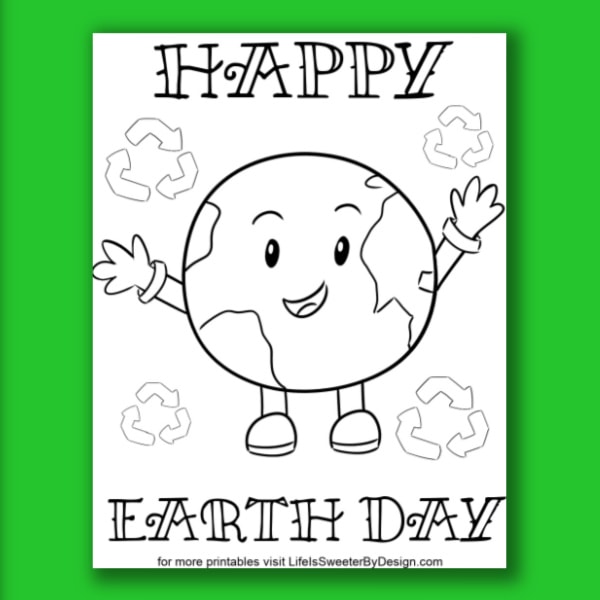 Earth day coloring pages