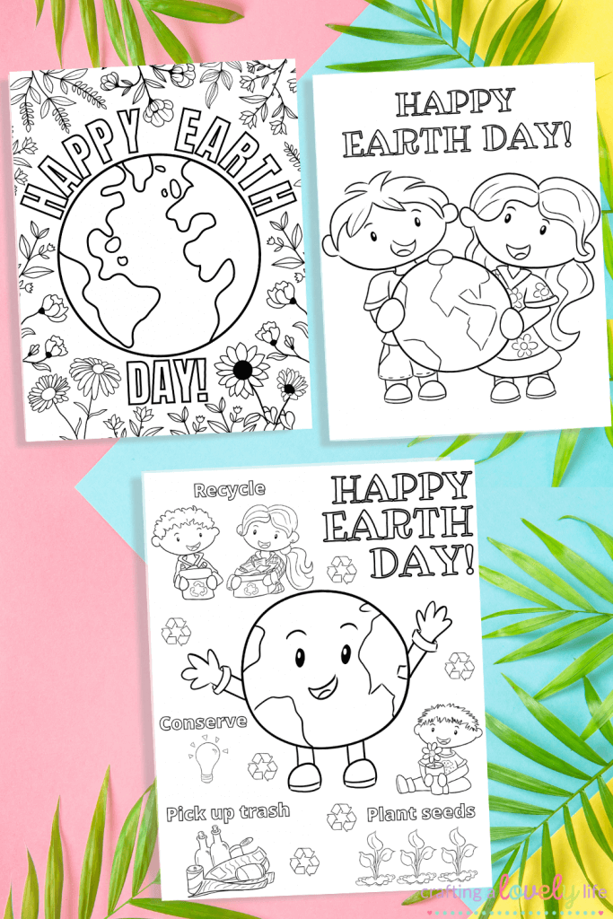 Earth day coloring pages
