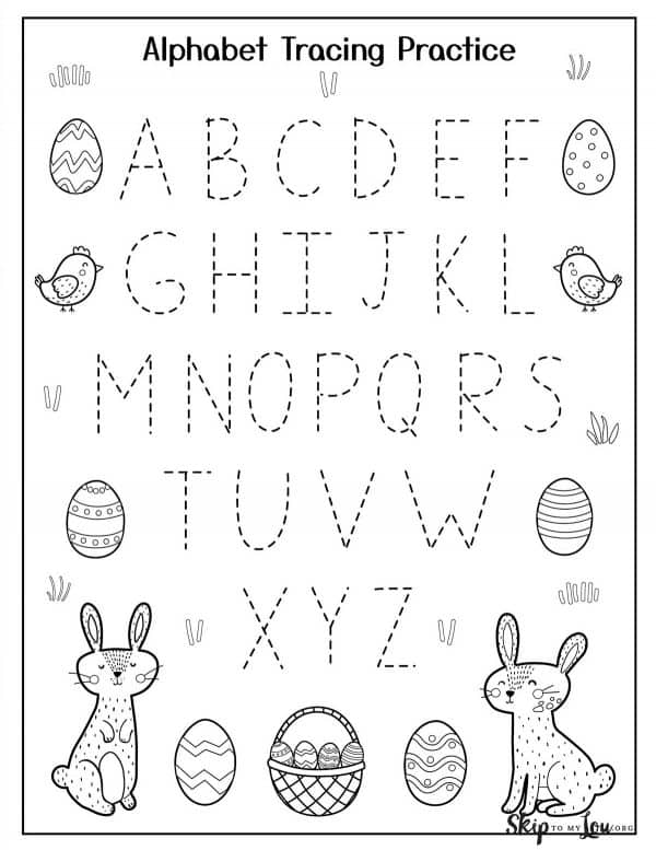 Easter worksheets skip to my lou