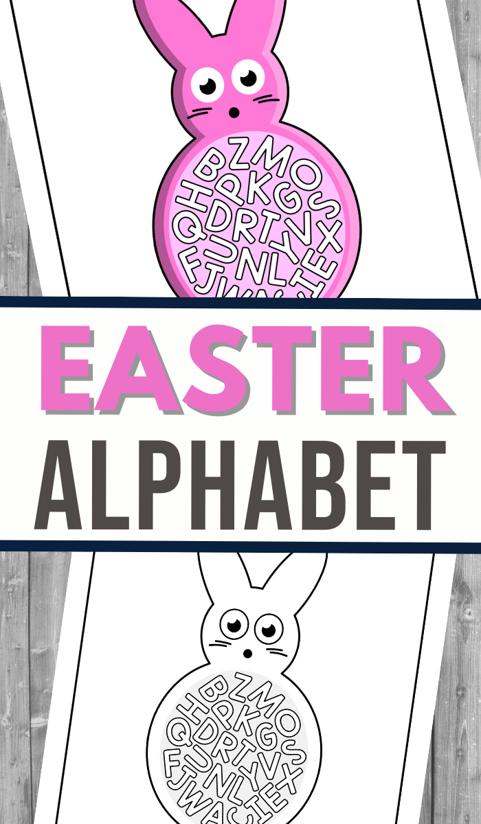 Easter alphabet worksheets