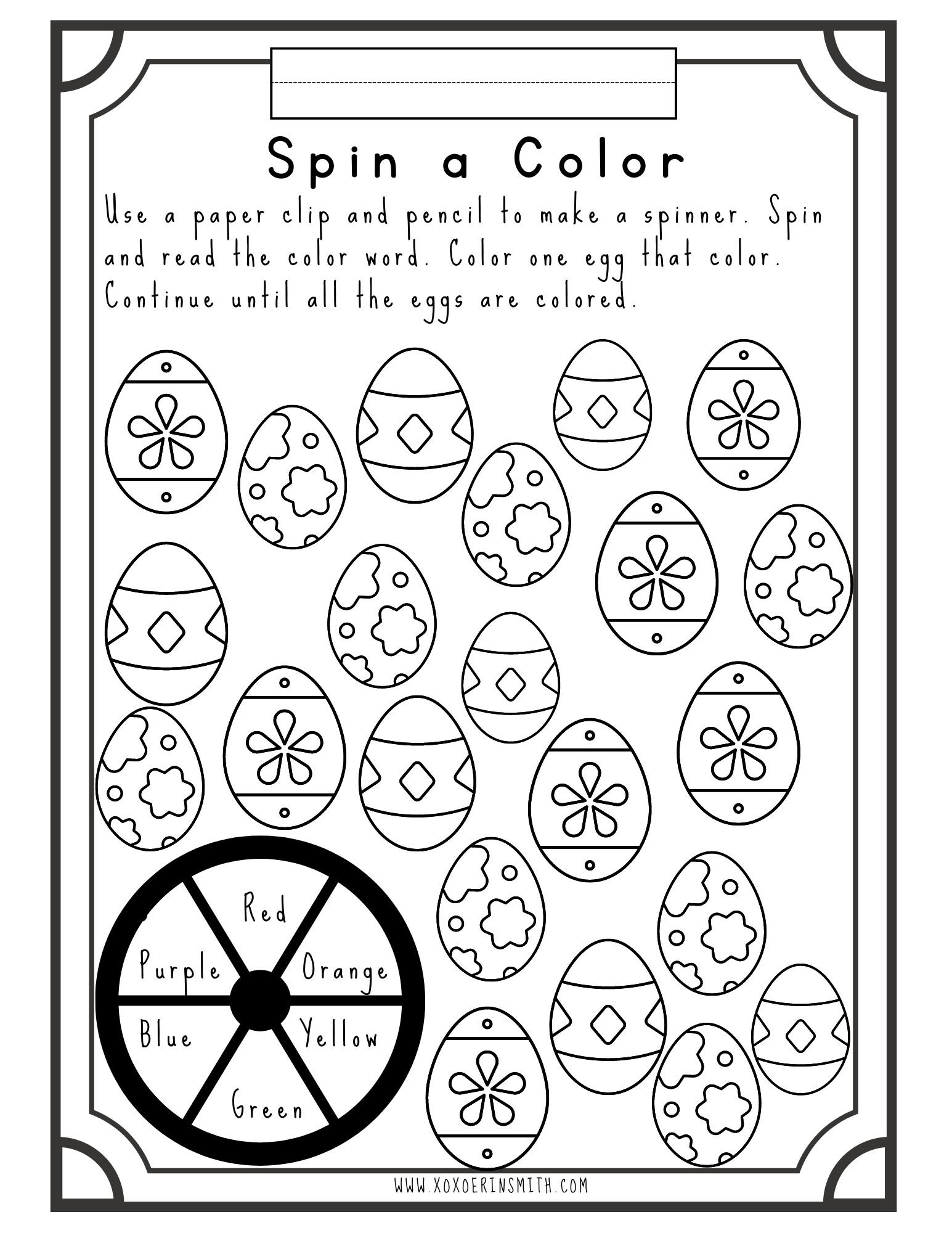 Free easter alphabet worksheets â