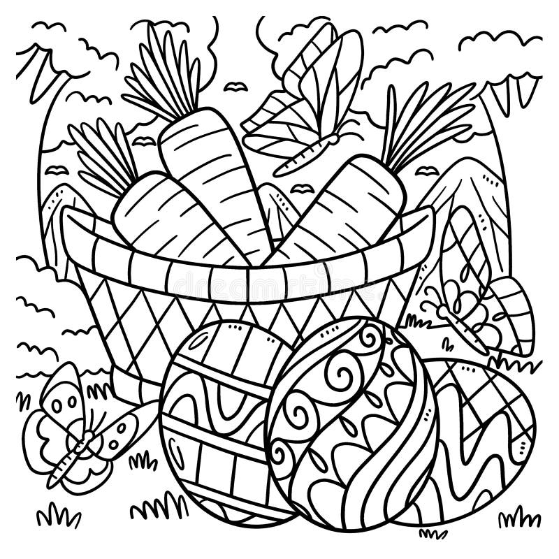 Carrots coloring stock illustrations â carrots coloring stock illustrations vectors clipart