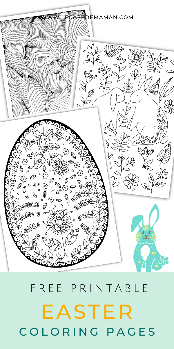 Free printable easter coloring pages