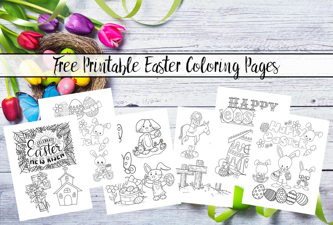 Free printable easter coloring pages free fun for kids