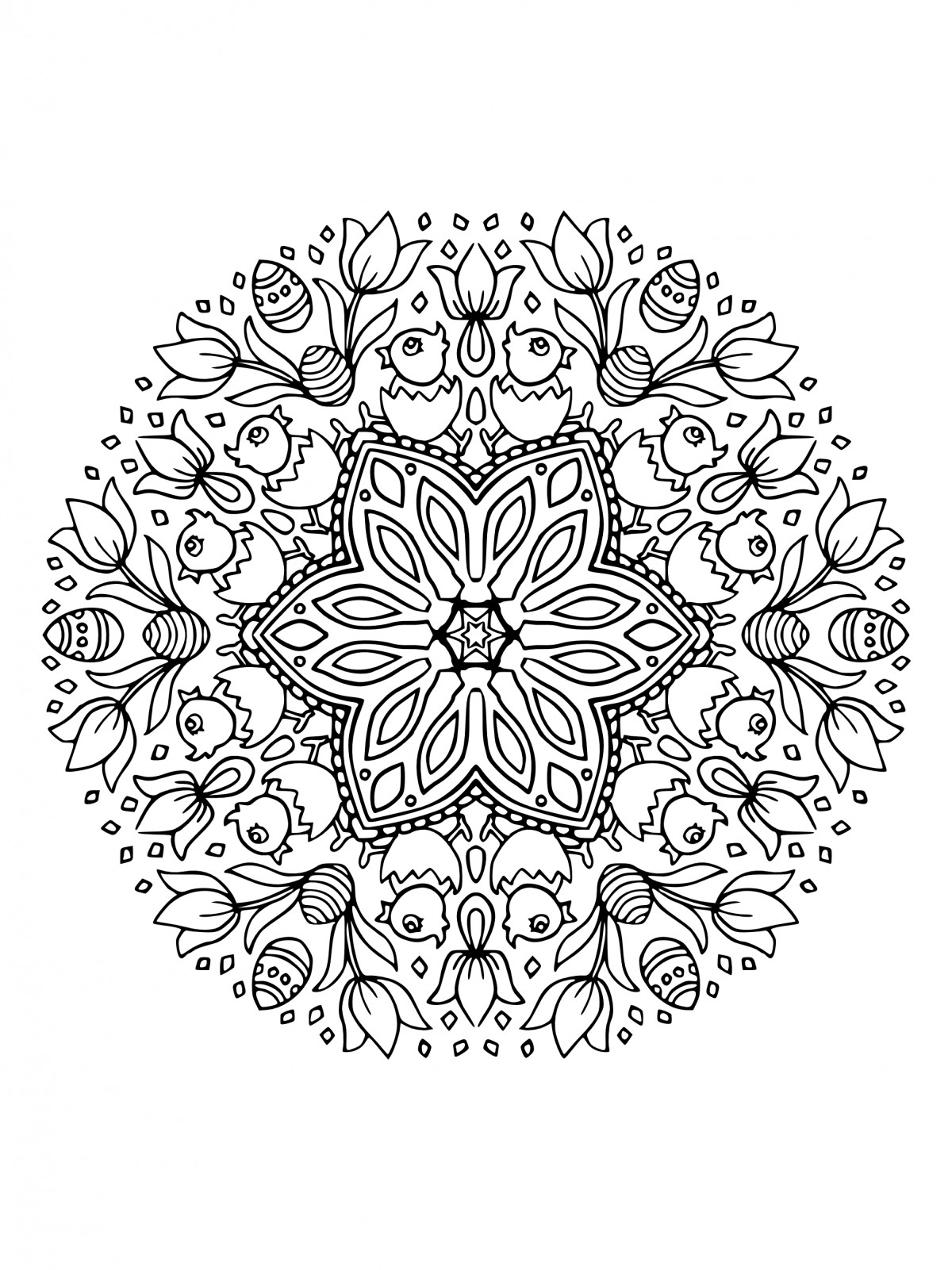 Free printable adult coloring pages