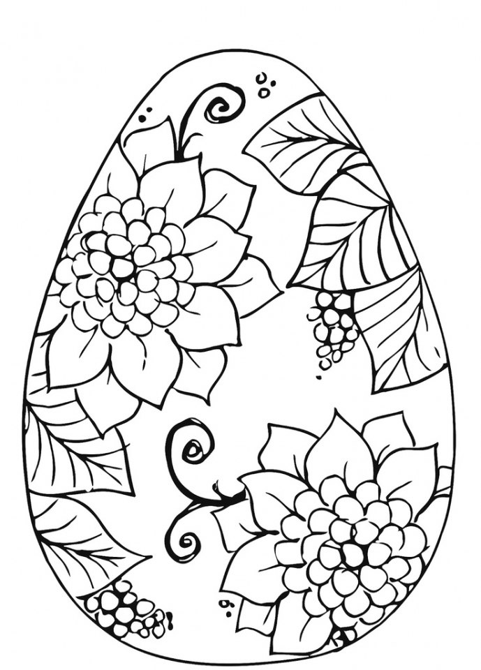 Get this adults printable easter egg coloring pages